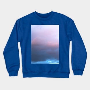 Blue Pink Clouds Crewneck Sweatshirt